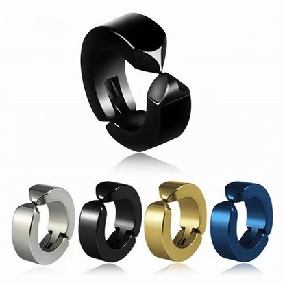 Non-Piercing Clip-On Titanium Steel Magnetic Stud Earrings