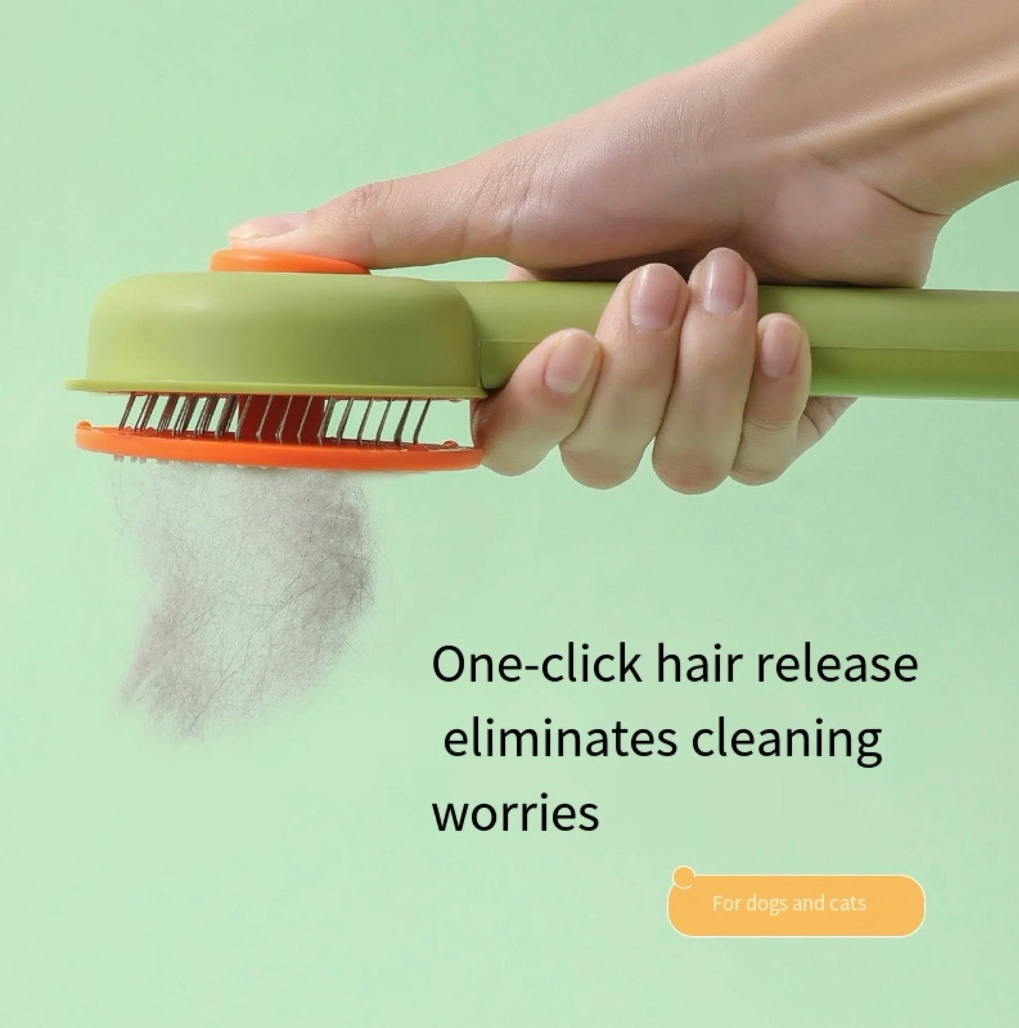 Self Cleaning Cat & Dog Grooming Brush – Pet Hair Remover Brush for Shedding Deshedding Slicker Brush