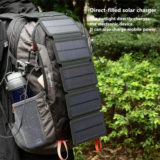 Faltbares Solarpanel, tragbares Hochleistungs-USB-Ladegerät