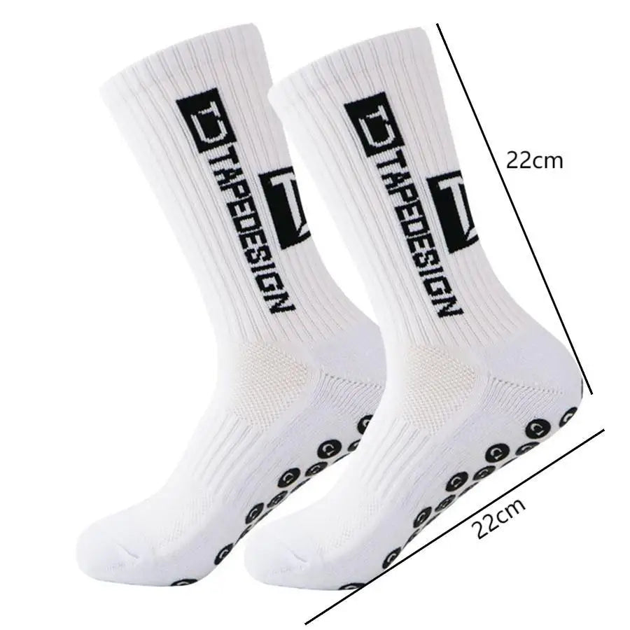 Mid-Calf Anti-Slip Sports Socks for Men