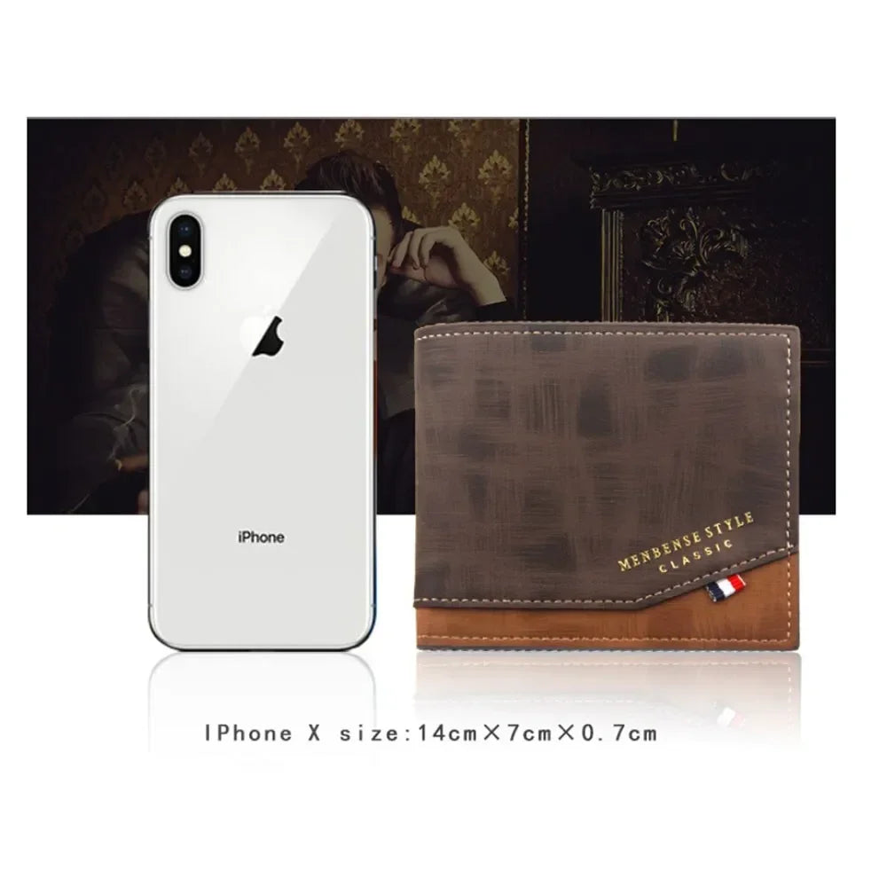 Dreifach-Geldbörse für Jugendliche mit mehreren Kartenfächern