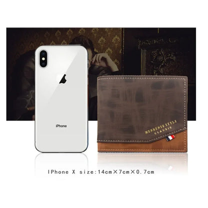 Dreifach-Geldbörse für Jugendliche mit mehreren Kartenfächern