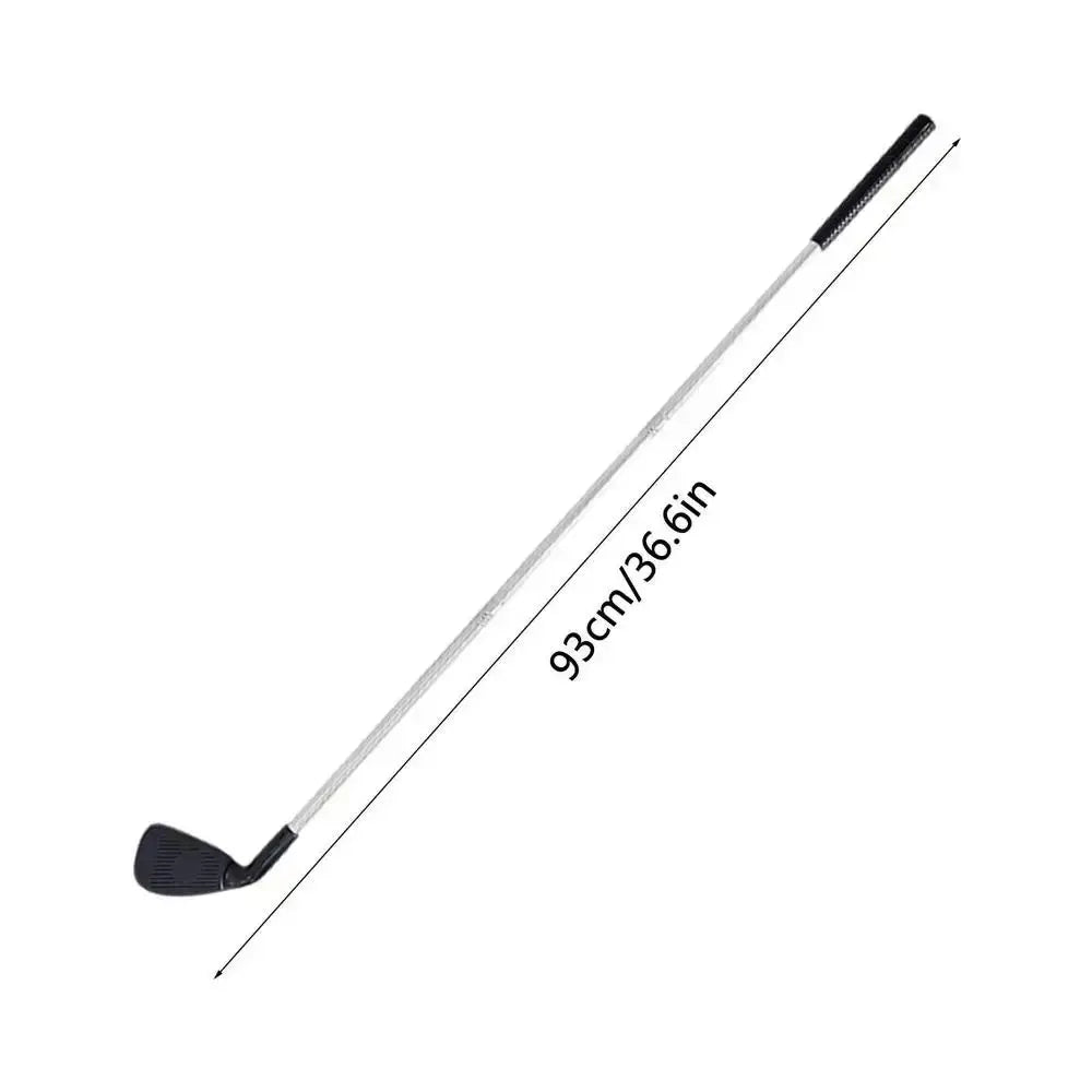 Putter de golf long argenté détachable – Club de putting durable en plastique et métal