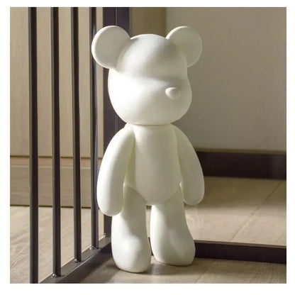 DIY Fluid Bear Bearbrick Sculpture Blank Toy