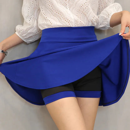 Women's Summer Fluffy Flared Mini Skater Skirt