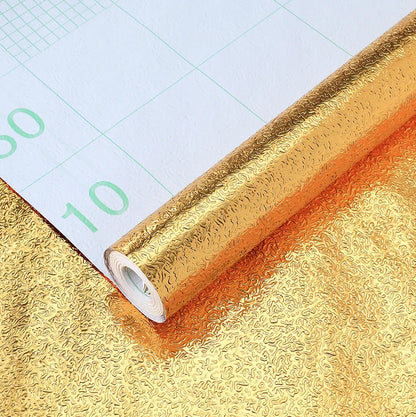 Decorative Wall Paper Furniture Renovation Stickers Kitchen Cabinet Waterproof Wallpaper.