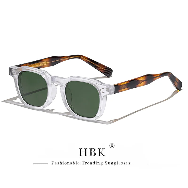 Unisex Retro Square Punk Sunglasses