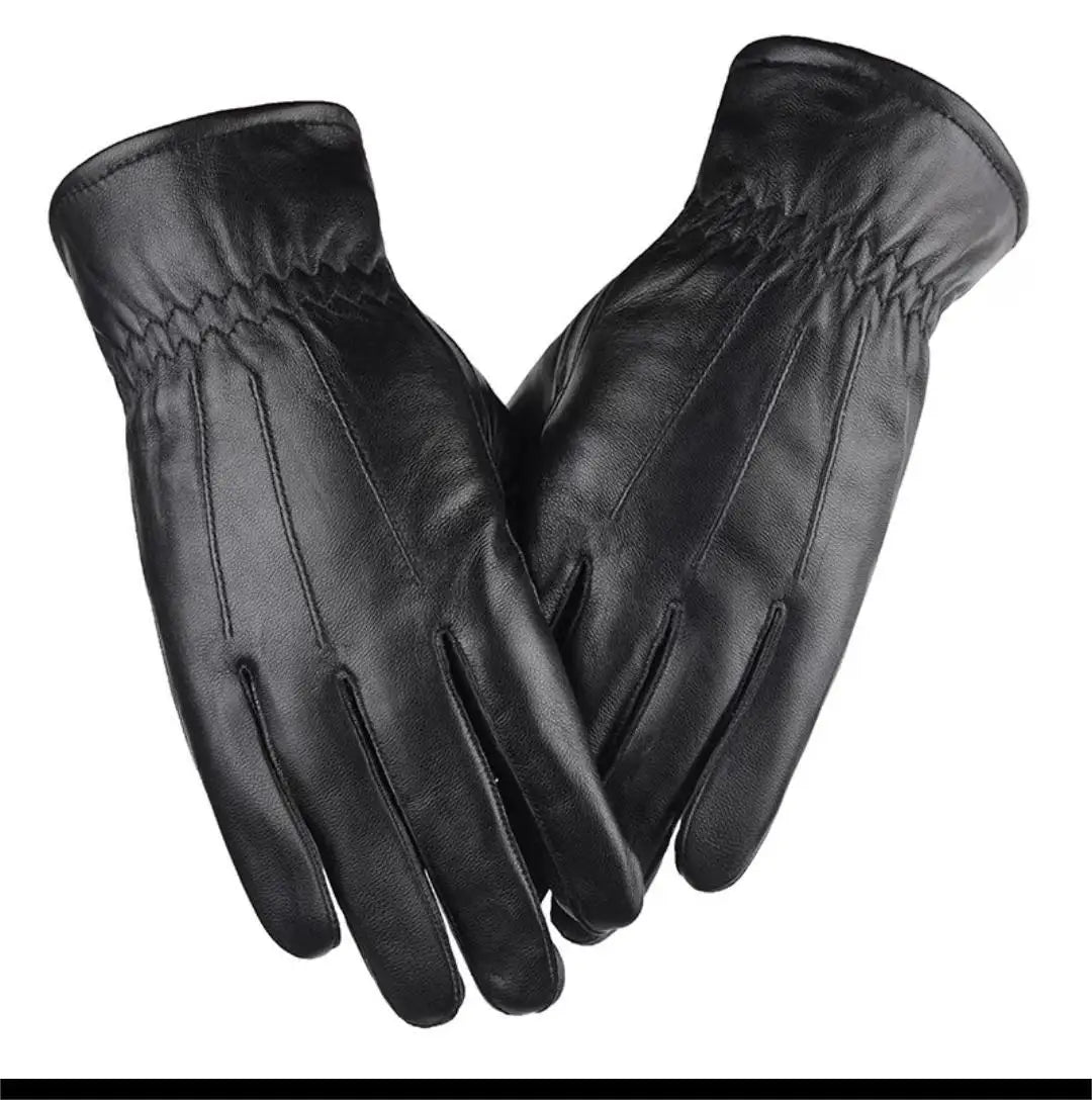 Gants d'hiver en cuir de mouton BISON DENIM