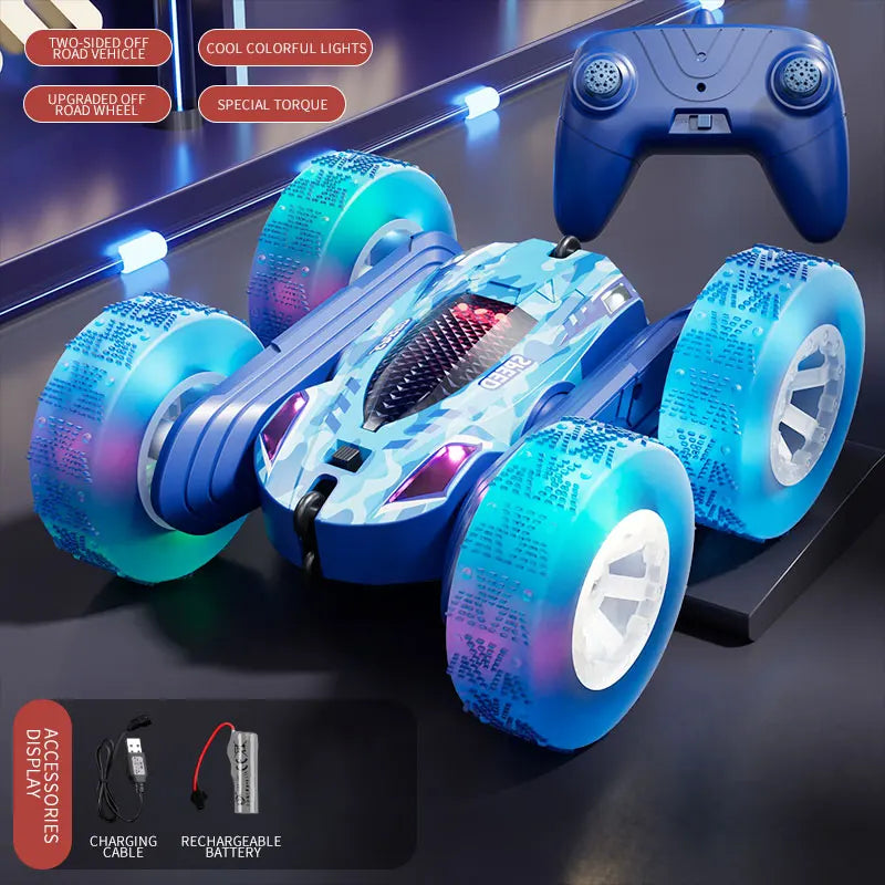 Doppelseitiges Flip-RC-Stunt-Auto