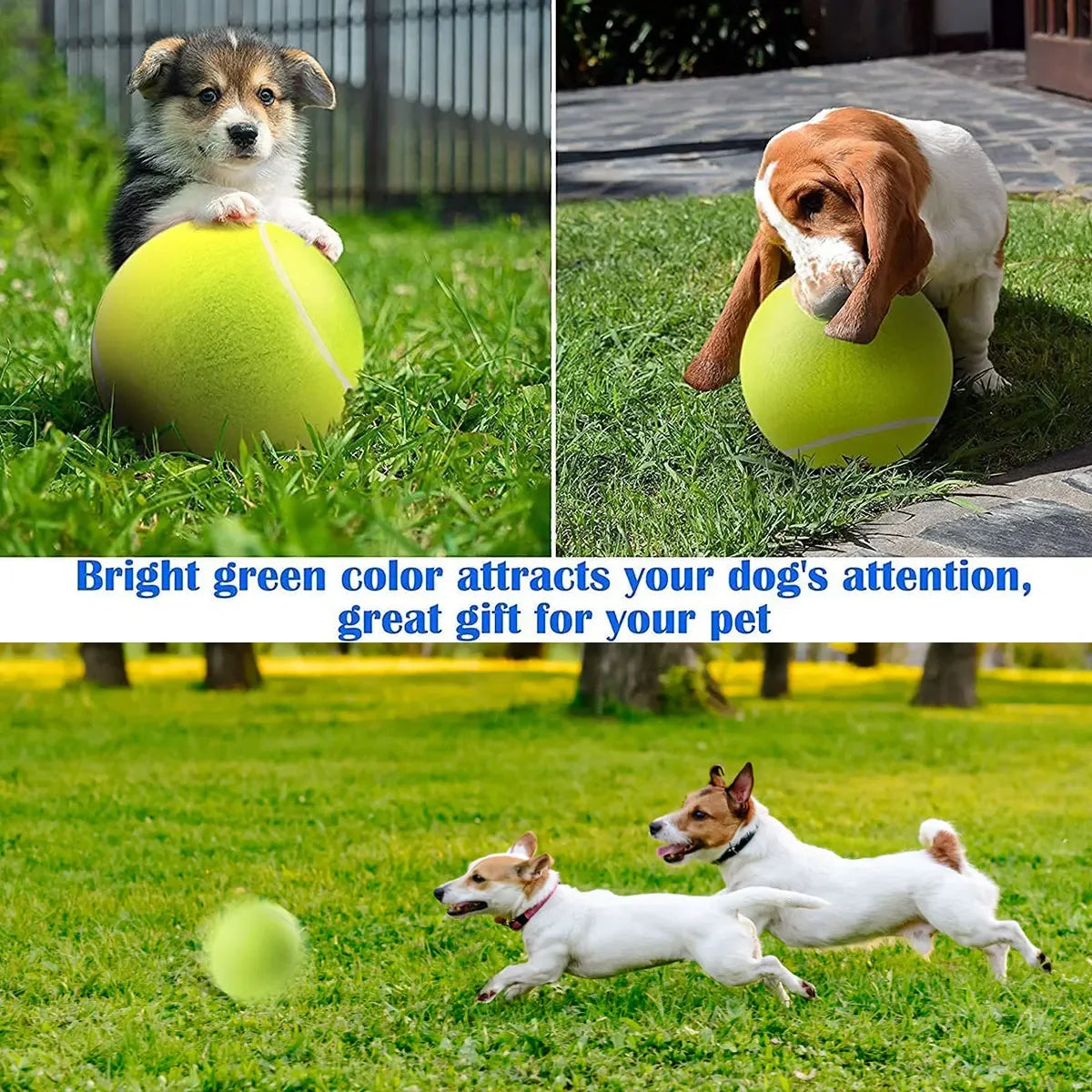 24CM Giant Tennis Ball for Dogs