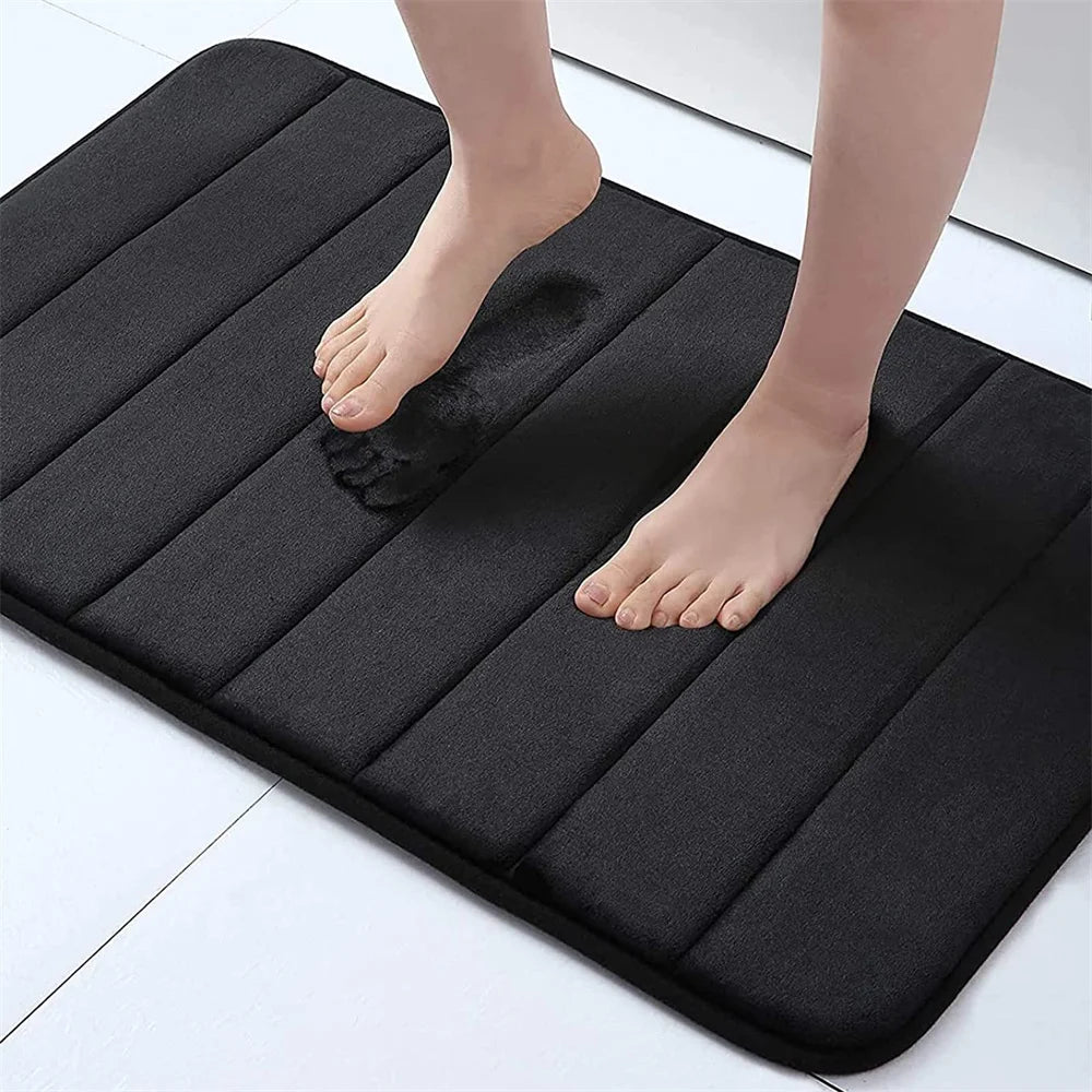 Non-Slip Memory Sponge Bathroom Mat
