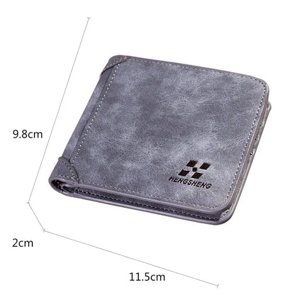 Men's PU Leather Wallet with Card/ID Holder