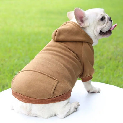 Vêtements pour chiens de compagnie - Pull chaud pour chiens avec poches