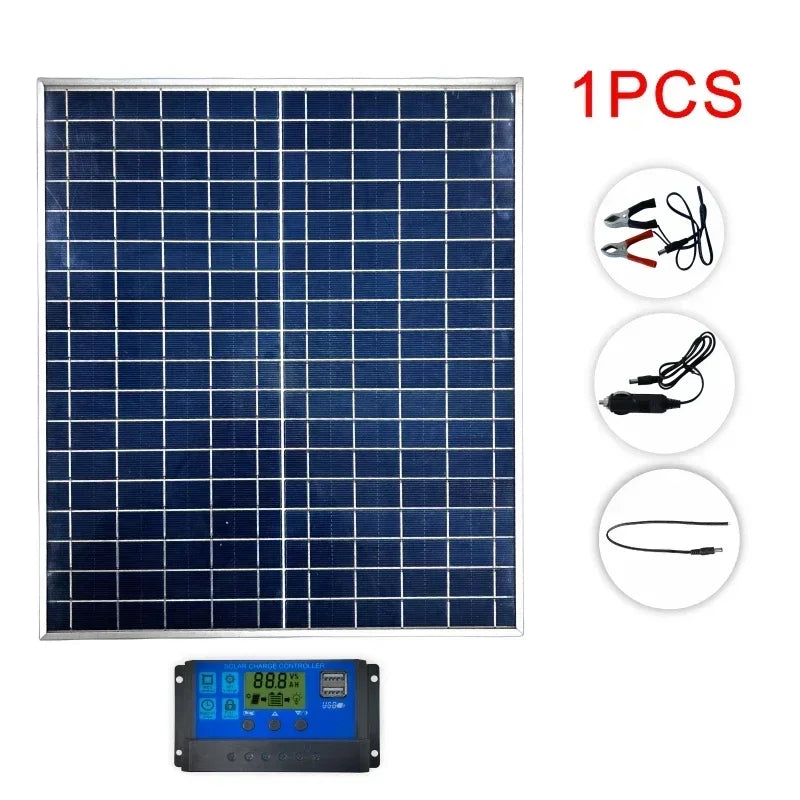 IP65 Waterproof 12V Photovoltaic Solar Panel Kit