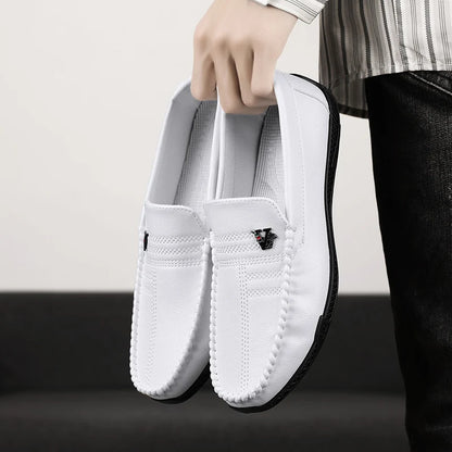 loafers men, casual loafers, men's casual loafers, leather loafers men, men casual, white loafers men, men casual shoes, men shoes, white leather shoes men