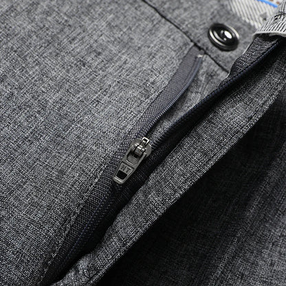 Men's Summer Elastic Straight Formal Pants