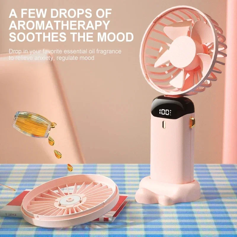 USB Rechargeable Neck Hanging Mini Fan