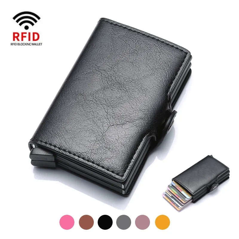 Carbon Fiber Double Anti-RFID Credit Card Holder