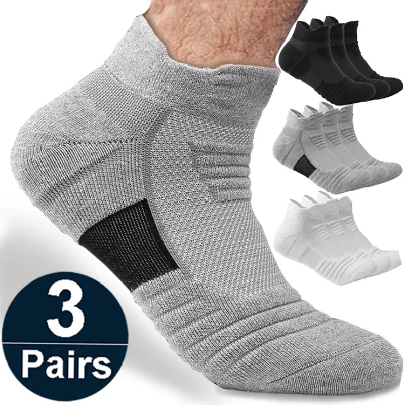 Breathable Cotton Anti-Slip Sport Socks for Men & Women
