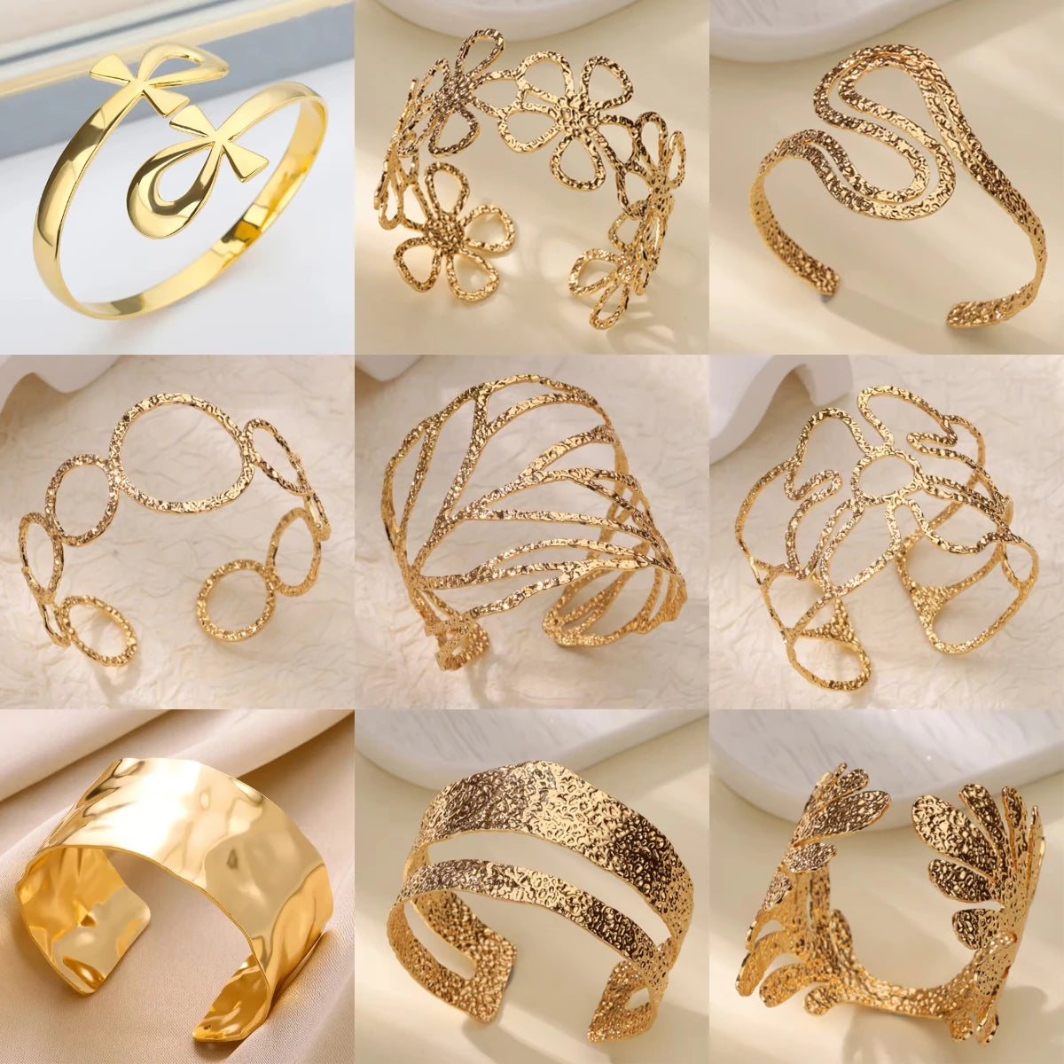 316L Edelstahl Goldringe für Damen