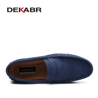 Frühling/Sommer Hochwertige echtes Leder Herren Mokassins Loafers