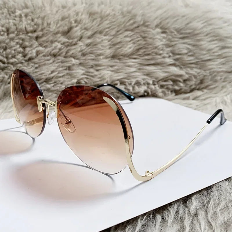 Women's Designer Outdoor Big Frame Sunglasses