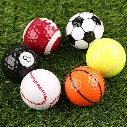 High Strength Novelty Rubber Golf Balls - Golf Game Balls