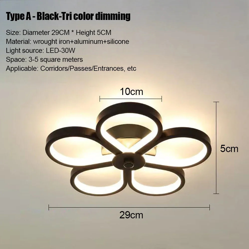 Minimalist Living Room LED Strip Ceiling Lights