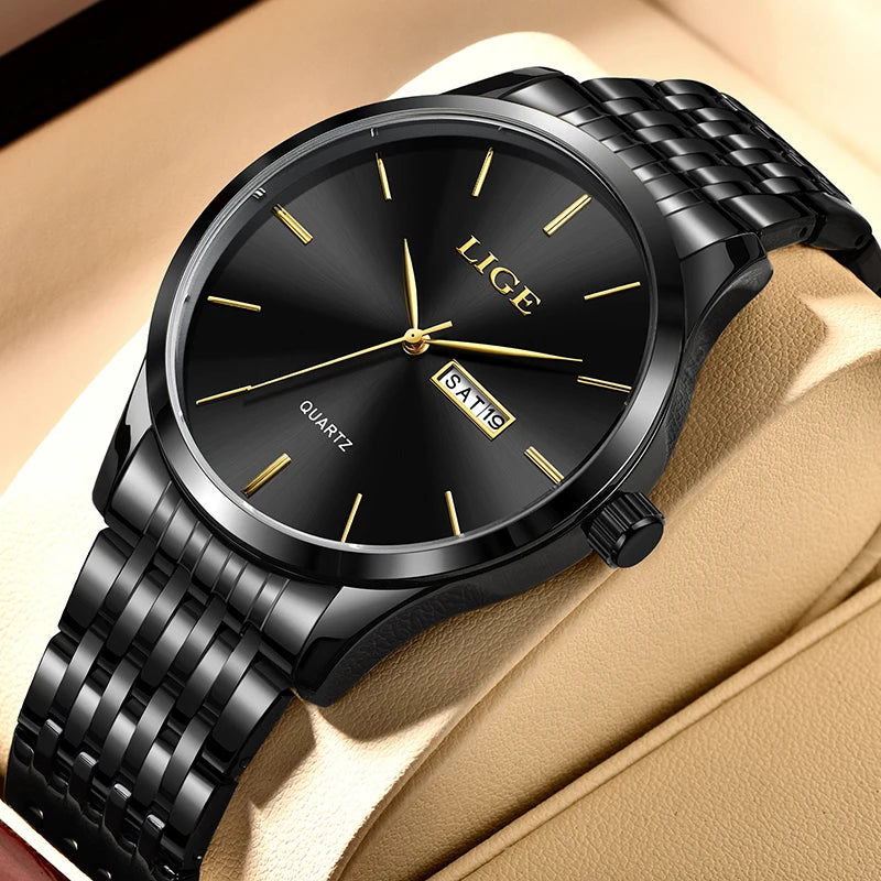 Man Wristwatch - Waterproof Luminous Date Week Men Watches