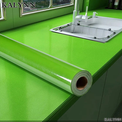 Decorative Wall Paper Furniture Renovation Stickers Kitchen Cabinet Waterproof Wallpaper.