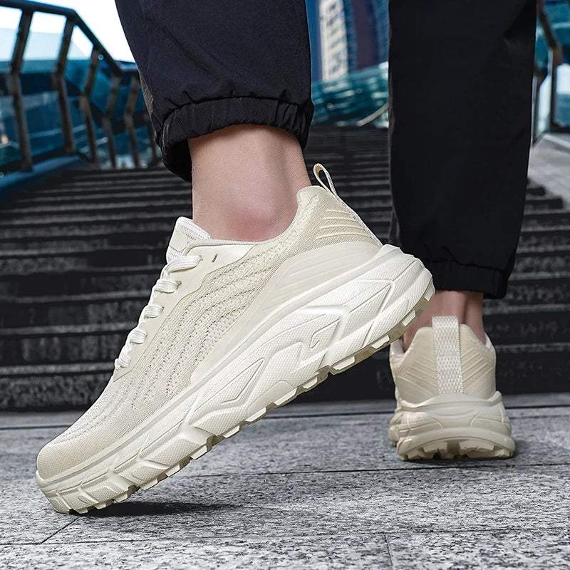 Schwarze, atmungsaktive, rutschfeste Damen-Laufschuhe