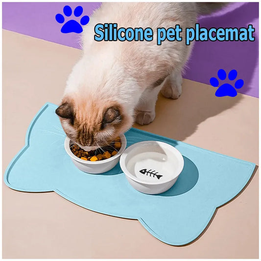 Pet Feeding Bowl - Waterproof Food Feeding Pad