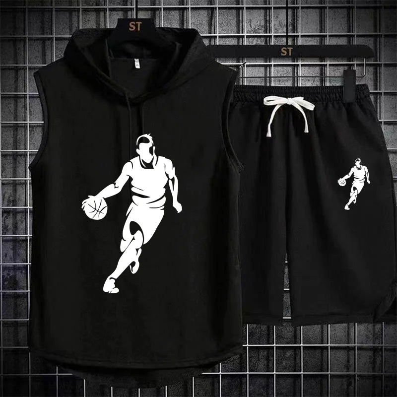 Men's Oversized Sleeveless Tracksuit