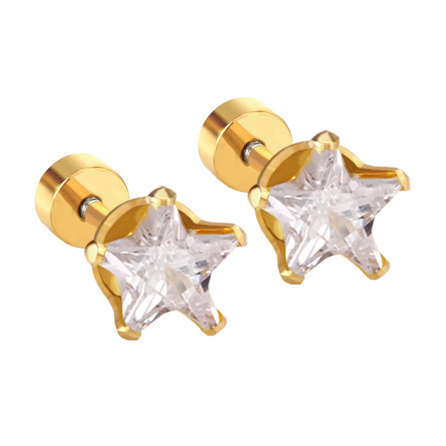 1 à 10 paires de boucles d'oreilles à clip magnétique en cristal pour hommes