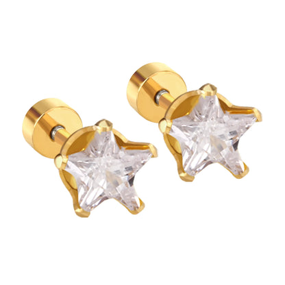 1 à 10 paires de boucles d'oreilles à clip magnétique en cristal pour hommes