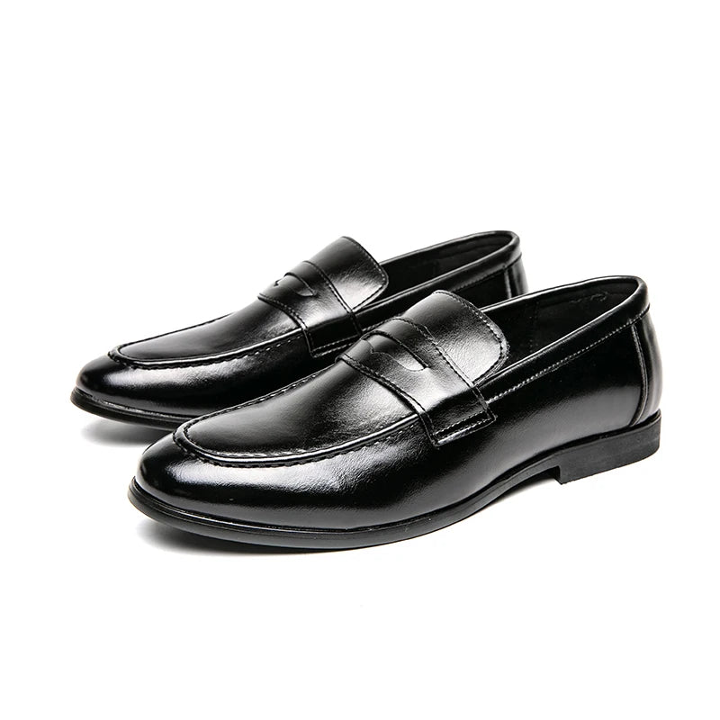 Slip On Formal Comfortable Leather Tassel Loafers for Men