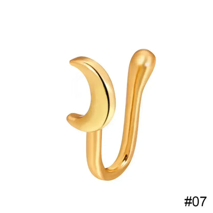 Women's Delicate Fake Piercing Nose Clip