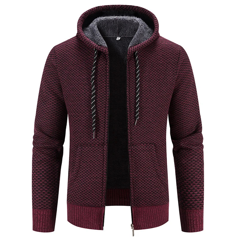 Veste à capuche de baseball slim fit pour homme