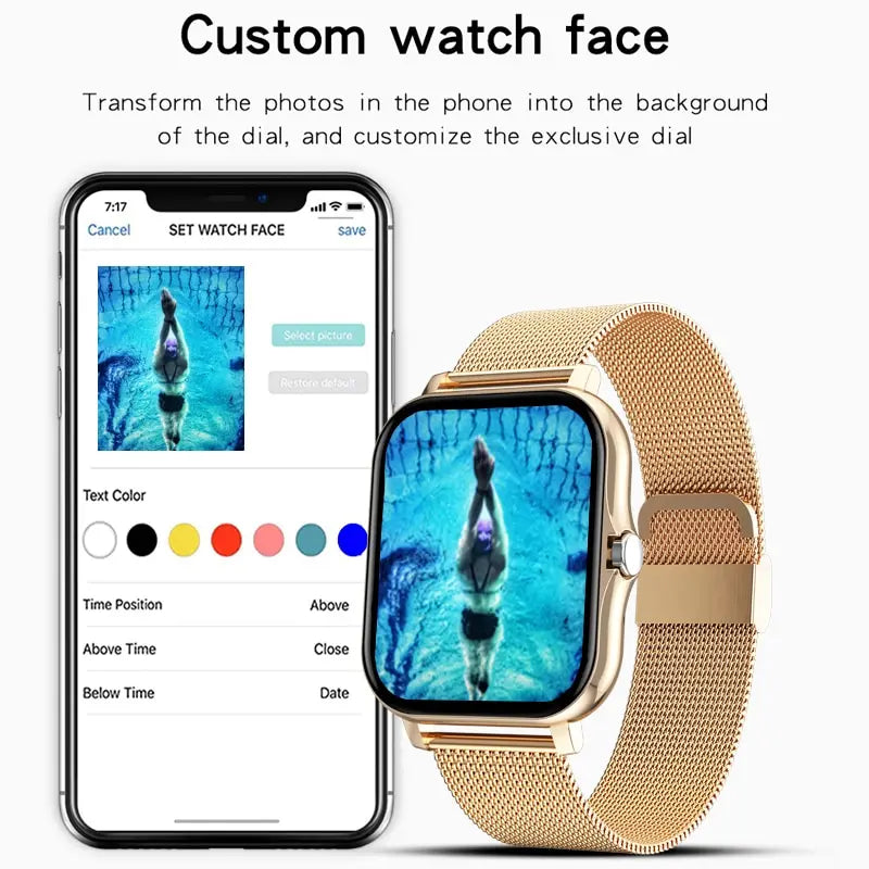 Women's Touch Screen Smart Watch