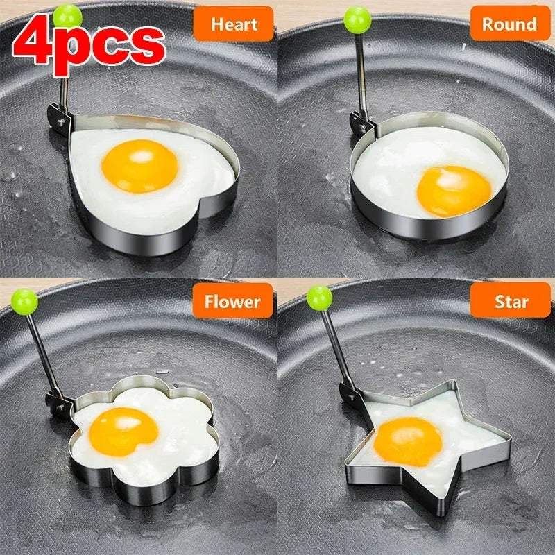 Non Stick Pancake Omelette Mold-Stainless Steel Egg Rings