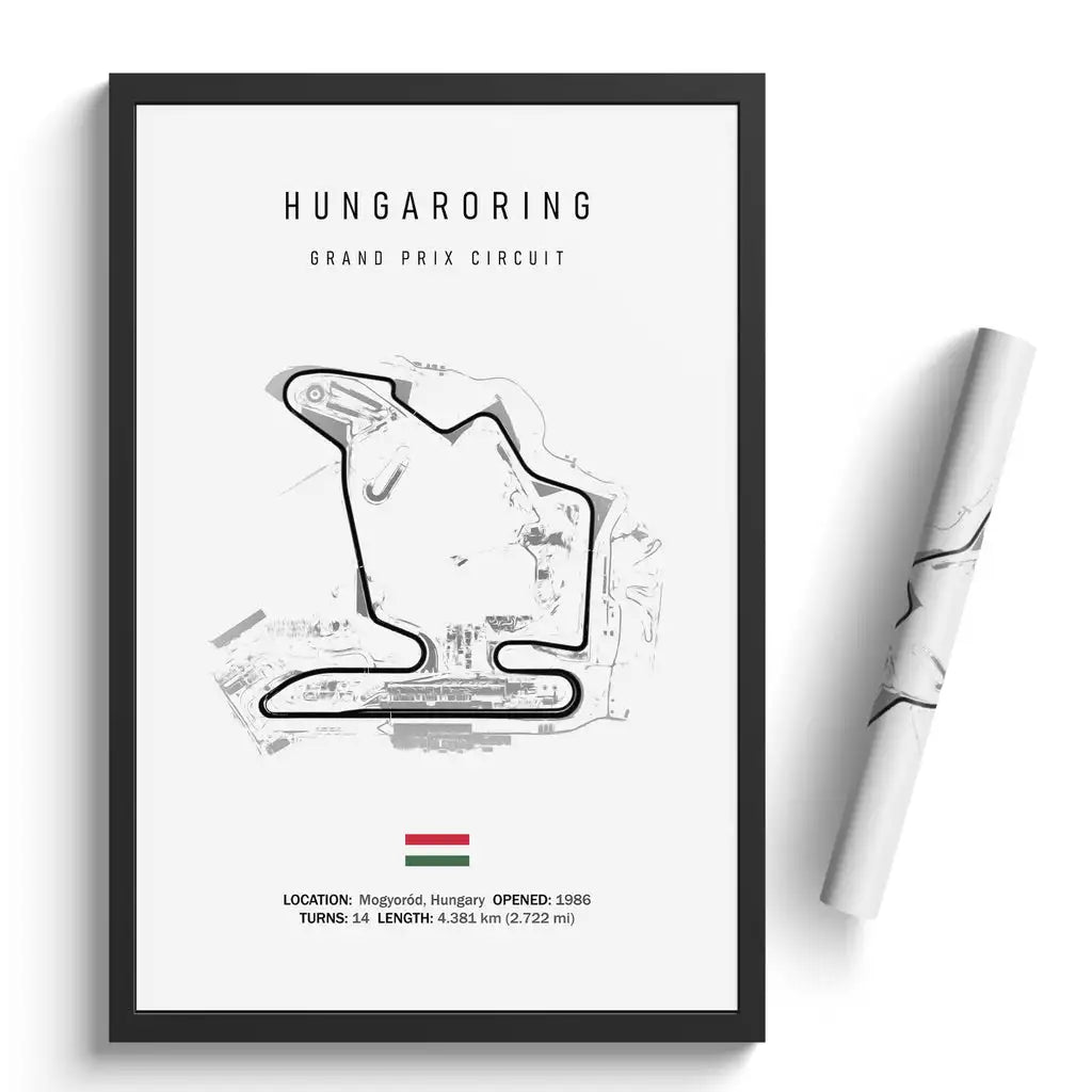 Monaco F1 Leinwand-Wandkunst, nordische Ästhetik