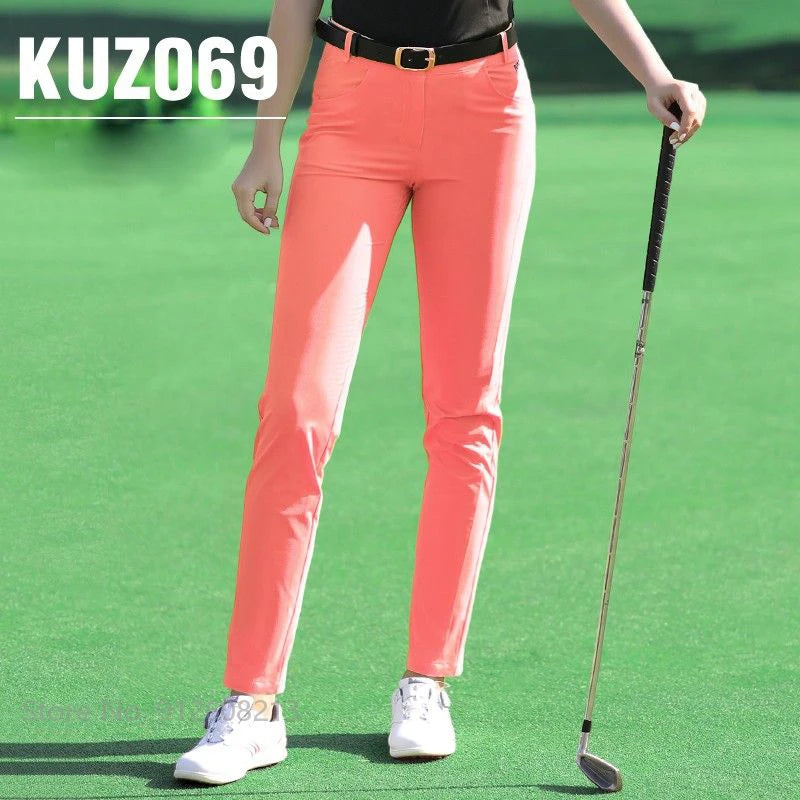 Pantalon de golf coupe slim à séchage rapide pour femme XS-3XL