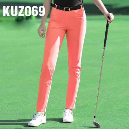 Pantalon de golf coupe slim à séchage rapide pour femme XS-3XL