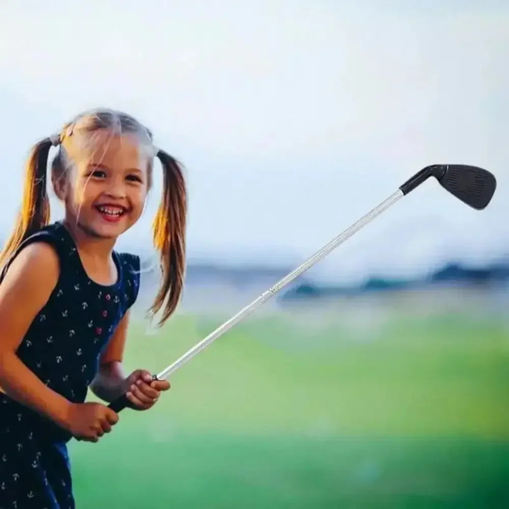 Putter de golf long argenté détachable – Club de putting durable en plastique et métal