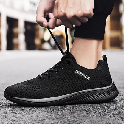 Comfortable Knit Sneakers - Tennis Shoes