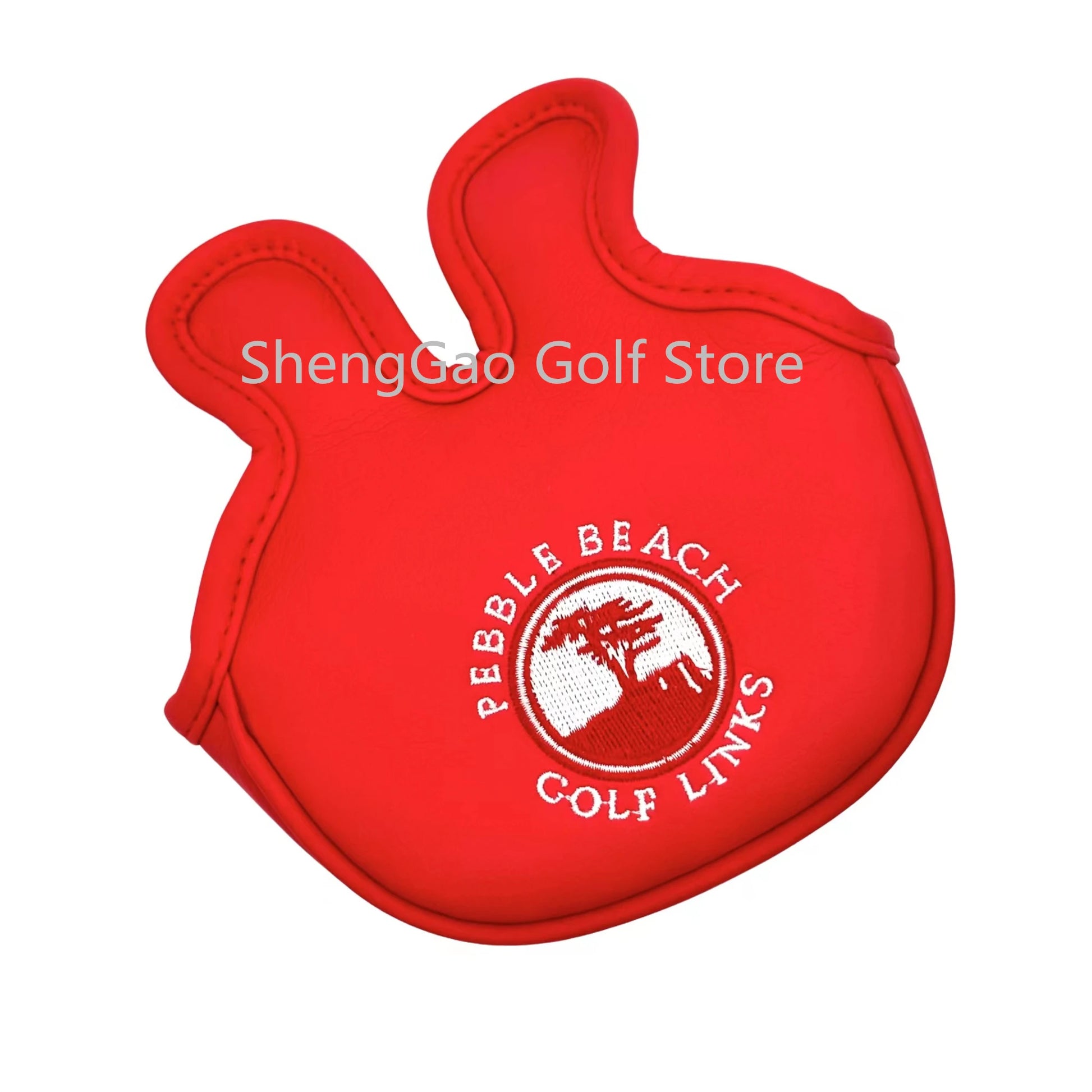 Small Golf Leather Mallet Putter Head Cover