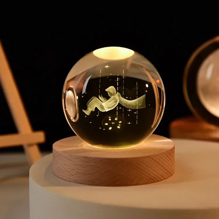 3D-Kristallplaneten-Nachtlicht-Astronomie-Globus