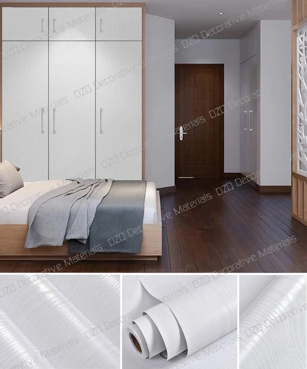 Decorative Wall Paper Furniture Renovation Stickers Kitchen Cabinet Waterproof Wallpaper.
