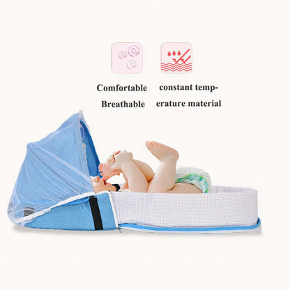 Breathable Portable Baby Nest Infant Lounger Bed