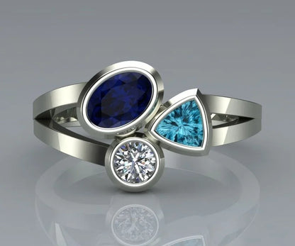 Irregular Stone Rings for Women